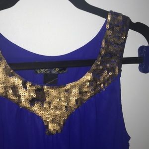 Worn once royal blue dress